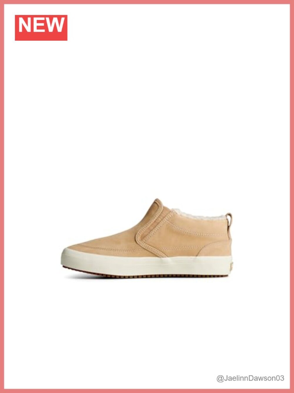 Sperry Womens Leather Mid Top Sneakers with Side Zip